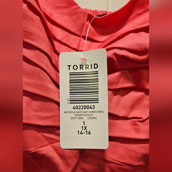 Torrid pink midi dress - Picture 4 of 8